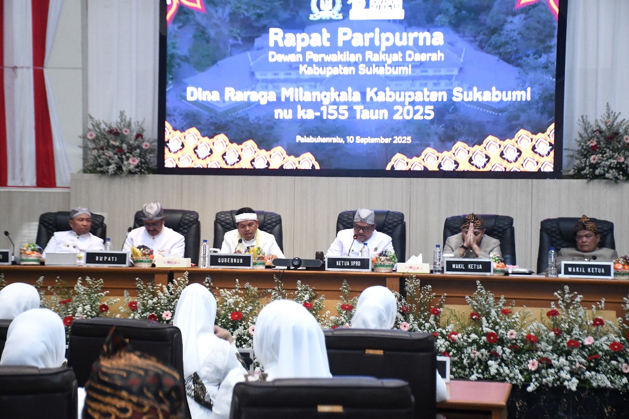 Paripurna DPRD Memperingati Hari Jadi Ke 155 Kab Sukabumi