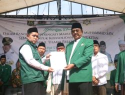 Pelantikan PRNU, Bupati “Terus Bersinergi Wujudkan Masyarakat Berkualitas dan Berdayasaing”