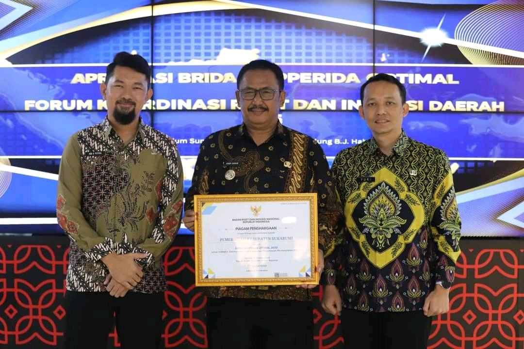 Terima Apresiasi BRIDA/ BAPPERIDA Optimal Tahun 2025, Bupati “Motivasi Perkuat Kolaborasi Riset dan Inovasi”