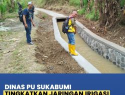 Optimalkan Infrastruktur, Dinas PU Kerjakan Peningkatan Jaringan Irigasi Permukaan