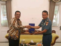 Bupati Terima Kunjungan DANLANAL Bandung, Bahas Agenda Bakti Sosial Di Wilayah Terdampak Bencana