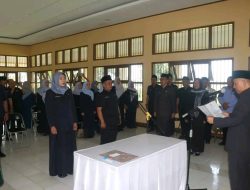 Lantik Kepala Sekolah Di Lingkungan Disdik, Wabup Tegaskan Pendidikan Karakter Dan Akhlak Mulia
