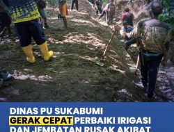 Dinas PU Gerak Cepat Perbaiki Jembatan Rusak Akibat Banjir