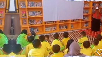 Pembinaan Literasi Berbasis Inklusi, Diarpus Terima Kunjungan PAUD Assyifa Surade