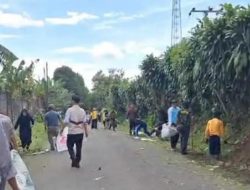 Dinas PU Bersama Forkopimcam Bojonggenteng Pelihara Ruas Sundawenang-Bj Genteng