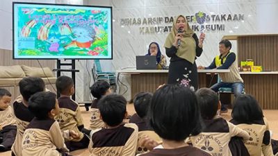 Diarpus Kab Sukabumi Jadikan Story Telling Sebagai Upaya Menumbuhkan Minat Baca