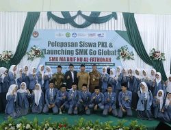 Lepas Prakerin Dan Launching SMK GO GLOBAL, Wabup Apresiasi SMK Ma’arif NU Al Fathonah