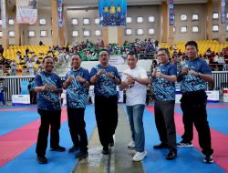 Anggota DPRD Kabupaten Sukabumi Hadiri Kejurda Karate Piala Bupati Sukabumi III