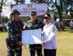 Apresiasi Pembangunan TMMD Ke 127, Wabup “Kolaborasi TNI Dengan Masyarakat Hasilnya Luar Biasa”