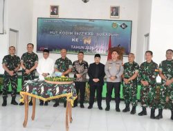 HUT Ke 14 KODIM 0622 Kab Sukabumi, Wabup “Sinergitas Dan Kekompakan Tetap Terjaga Dengan Baik”