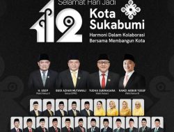 DPRD Kab Sukabumi menyampaikan  selamat Hari Ulang Tahun  ke-112 Kota Sukabumi
