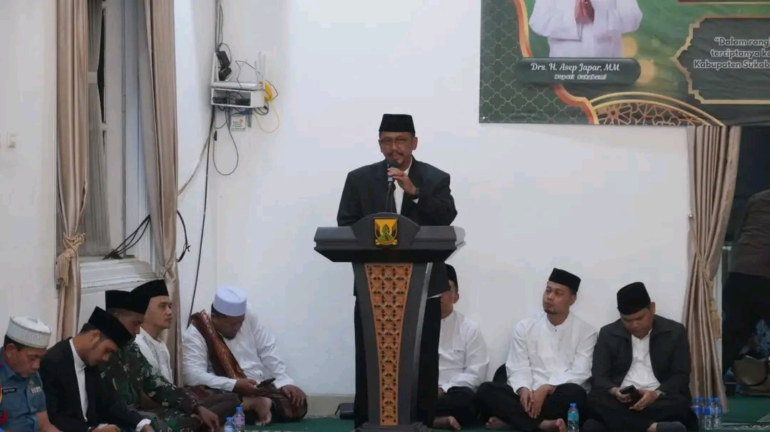 Lailatul Ijtima, Bupati Ajak Perkuat Sinergitas Dalam Membangun Kabupaten Sukabumi