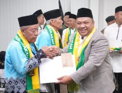 Ketua DPRD Kab Sukabumi Hadiri Pelepasan Jemaah Calon Haji Kloter 13