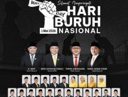 DPRD Kabupaten Sukabumi Mengucapkan Selamat Hari Buruh Nasional 2026