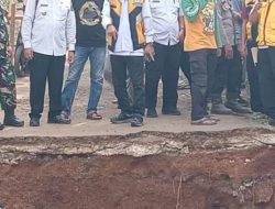 Dinas PU Kabupaten Sukabumi Tinjau Kondisi Jembatan Linggamanik