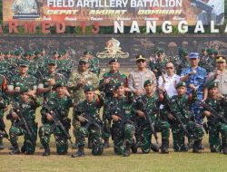 Bupati Sampaikan Kebanggaan Atas Keikutsertaan YON ARMED 13 Nanggala Dalam Satgas Pamtas RI-Malaysia