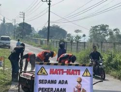 Dinas PU Kab Sukabumi Bangun Ruas Jalan Tenjoayu-Purwasari