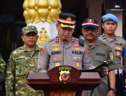 Polres Sukabumi Gelar Apel Kebangsaan Bersama Tiga Pilar “Jaga Rawat Jawa Barat Untuk Indonesia”