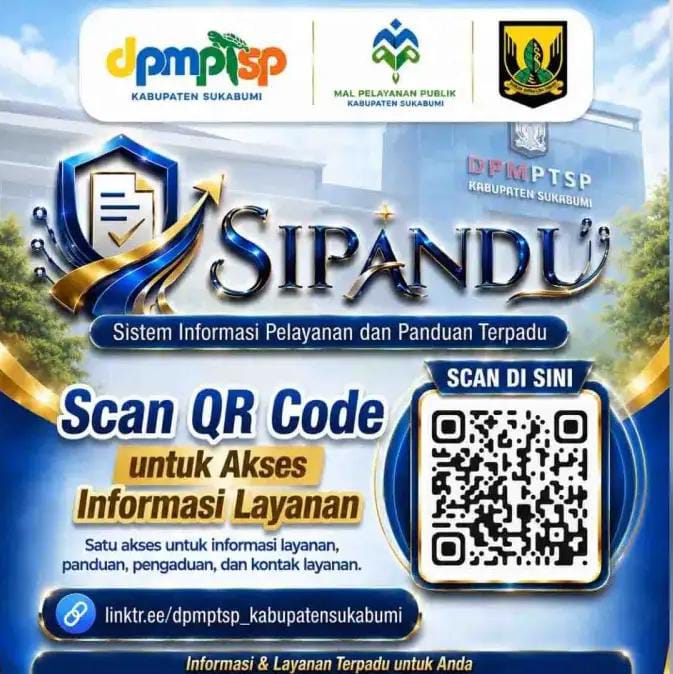 SIPANDU, Inovasi DPMPTSP Kabupaten Sukabumi Tingkatkan Kualitas Layanan Publik