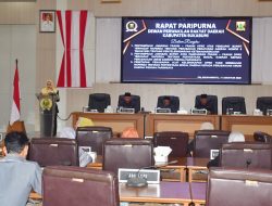 Pandangan Umum Fraksi DPRD Kab Sukabumi Terhadap Raperda Penyertaan Modal Daerah kepada Perumda Pesona Pariwisata.