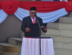 Ketua DPRD Kabupaten Sukabumi Hadiri Upacara Peringatan HUT ke 81 Kemerdekaan RI