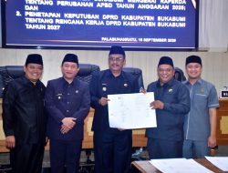 Akselerasi Prioritas Pembangunan, DPRD Bersama Pemkab Sukabumi Sepakati Raperda Perubahan APBD 2026