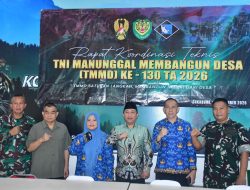 Rakor Teknis Persiapan TMMD Ke 130, Desa Mekarjaya Ciemas Jadi Pusat Kegiatan