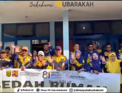 Hari Bakti PU, Dinas PU Kabupaten Sukabumi Lakukan Bedah Rumah