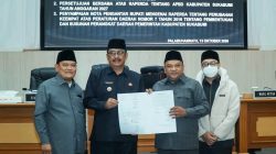 Hadiri Paripurna, Bupati Apresiasi Jajaran DPRD Atas Dukungannya Terhadap Pembangunan Daerah