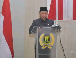 Pemkab Sukabumi Sampaikan Strategi Penataan Perangkat Daerah Dalam Paripurna DPRD