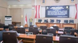 Wabup Hadiri Paripurna DPRD Agenda Pandangan Umum Fraksi Atas Perubahan Perda Nomor 7/2016